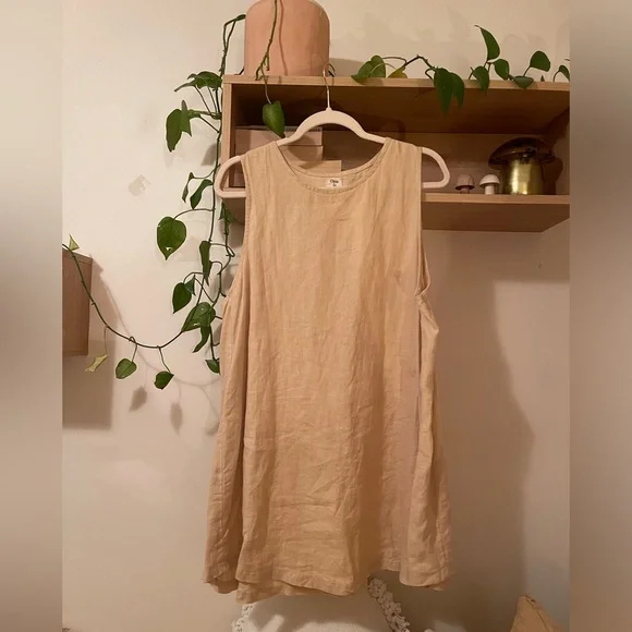 Opia 100% Linen Shift Dress - Picture 3 of 6